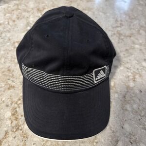 Adidas Women's Black Satin Baseball Cap/Strapback Hat